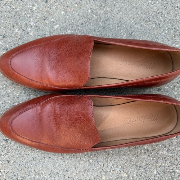 Madewell Frances Loafer Shoes Cognac 7 - Picture 2 of 6
